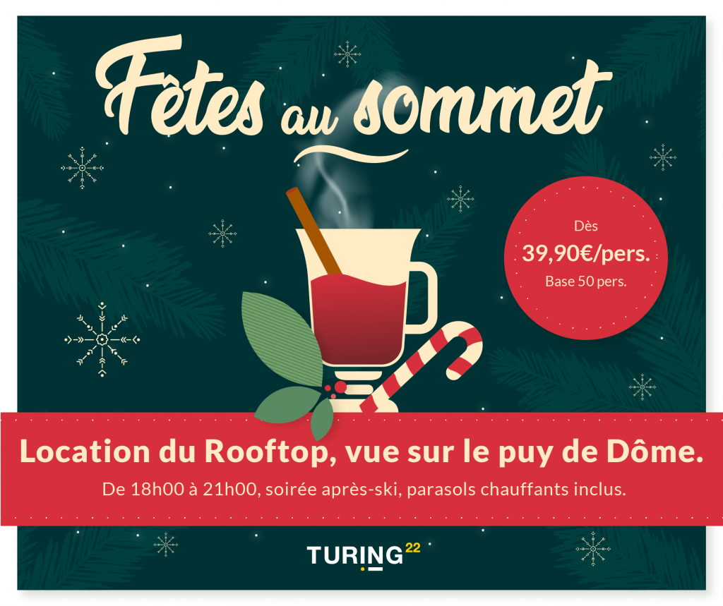 organiser un événement à Turing 22 pour les fêtes