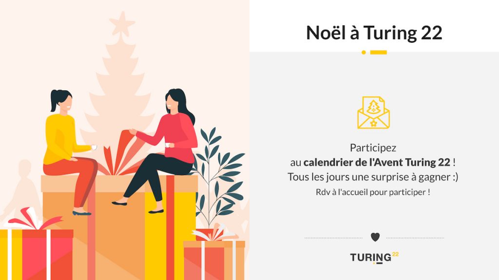 Calendrier de l'Avent à Turing 22