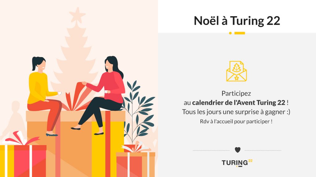 Calendrier de l'Avent à Turing 22