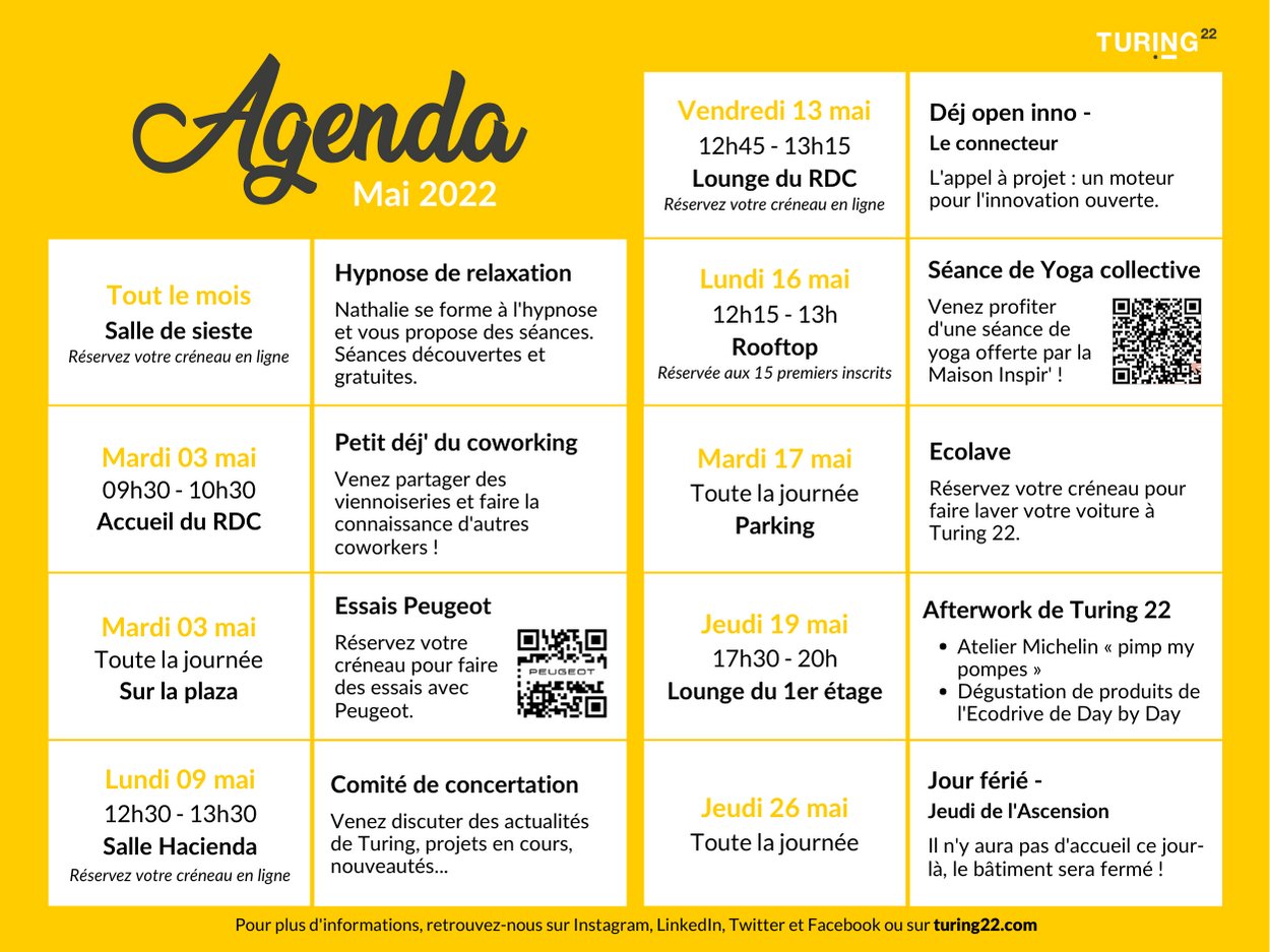 Agenda Turing 22